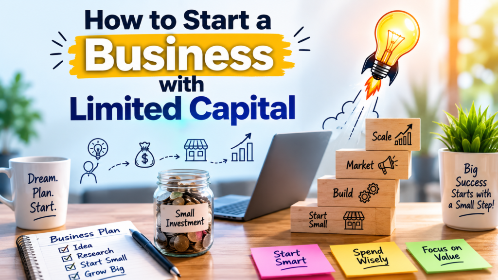 How to Start a Business With Limited Capital