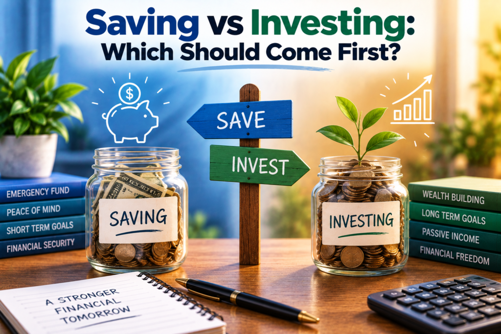 Saving vs Investing Which Should Come First